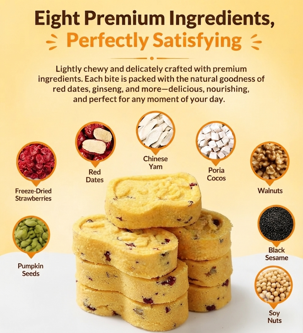 Sugar-Free & Oil-Free Eight Treasures Cake 🍰 Pure Natural Wellness-BP